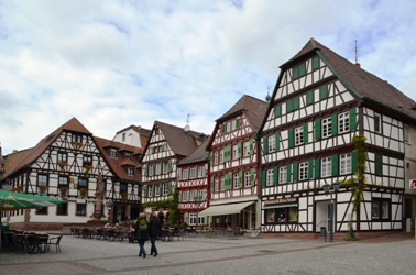 Der historische Brettener Marktplatz