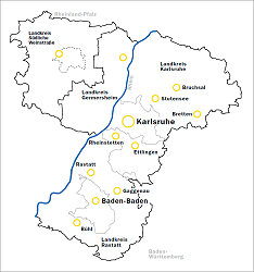 Dies ist die TechnologieRegion Karlsruhe. Klicken Sie drauf, um eine grere Karte zu bekommen!